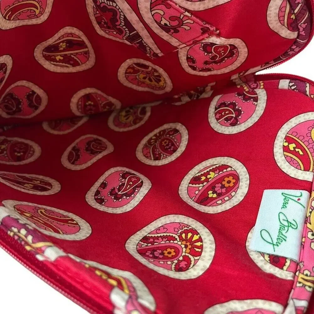 Vera Bradley Rosy Posies Tablet Sleeve eReader Cover Quilted Red Pink Case